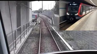 Im Siemens G1 der U-Bahn Nürnberg als U1 von Hasenbuck nach Langwasser Süd mit Sound & Vmax. 80 km/h