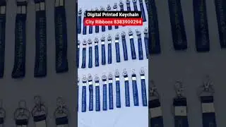 Personalized photo keychains, City Ribbons