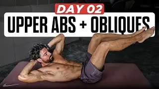UPPER ABS + OBLIQUES | My 3 Day ABS Split (Day 2/3)