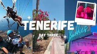 Тенерифе, день 3 | Парапланеризм | Прогулка по набережной в Лос-Кристианос | Buddies Bar при учас...