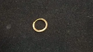 0.3 gram 22K Gold Nose Ring.