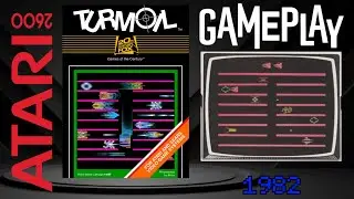 TURMOIL - Atari 2600 Gameplay ( 20th Century Fox Video Games )
