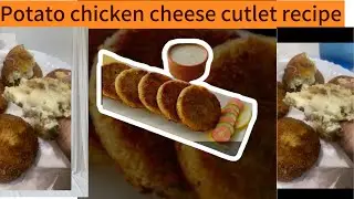 Potato chicken cheese recipe👌#kabab with tips and secrets by adeela’s cuisine #aloo kabab recipe
