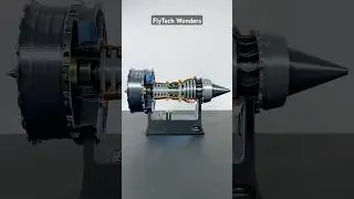 Rolls-Royce TR-900 Turbofan Engine Model A Powerhouse in Miniature #shorts #toys #shortvideo #viral