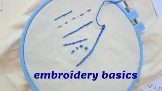 embroidery basics 🐝