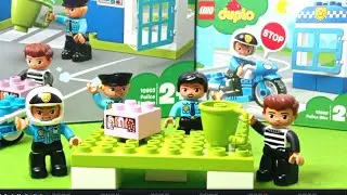LEGO DUPLO - Animated Town Police Station with Bike (10900 | 10902) - Video for kids
