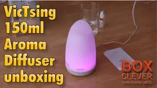 VicTsing 150ml Aroma Diffuser unboxing and guide (HM196C)