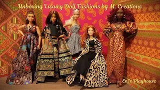 Barbie Basics 2025 Couture Restyles | Unboxing Luxury Doll Fashions by M. Creations