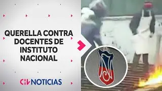 Municipio se querelló contra docentes de Instituto Nacional en investigación por disturbios