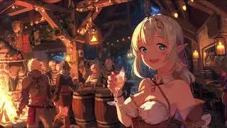 1 Hour of Anime Fantasy Tavern Music �  Cozy Medieval Atmosphere