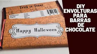 Envoltura para Barras de Chocolate Personalizadas con Cricut | Etiquetas para Chocolate