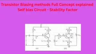 Self bias circuit & Stability factor Full concept explained in telugu||Diploma||Ece||C-23 Syllabus 