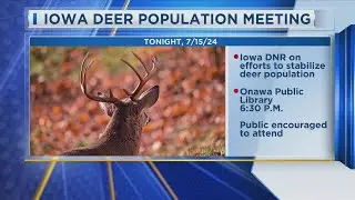 Iowa DNR Deer Population Meeting