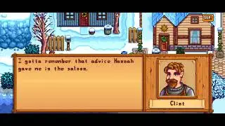Stardew Valley | Clint asks Emily out Cutscene
