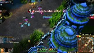 League of Legends Moments - Teemo, you can go invisible but no invincible!!