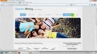 Opinion Mining & Social Networking a Promising match Project