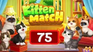 Kitten Match Level 75 No Boosters