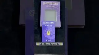 Unboxing the Exquisite 1g 9999 Purity Lotus Gold Bar from MMTC PAMP | Swiss Excellence #bullionindia