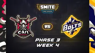 SMITE Pro League Phase 3 Week 4: Oni Warriors vs Olympus Bolts