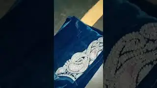 fancy velvet work Si it👌👌 #fashion #indianfashion #reels #youtubeshorts