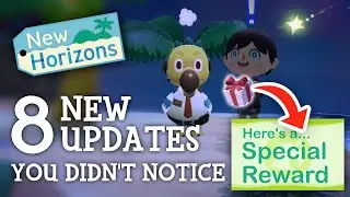 Animal Crossing New Horizons - 8 New UPDATES & FEATURES You Didn't Notice!
