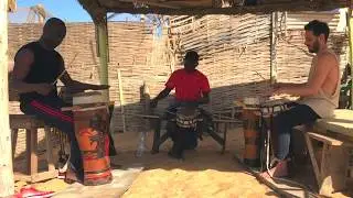 Senegalese Drum Lesson // Aly Ndiaye Rose & Ben Aylon