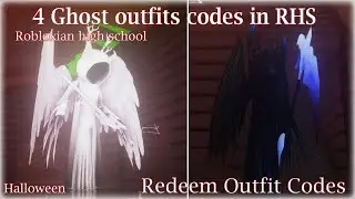How to make Ghost (4 Outfits) (Redeem Outfit Code) Robloxian high school