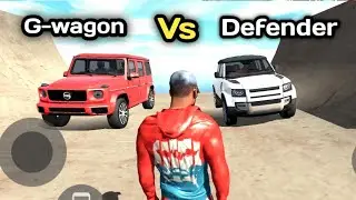Defender Vs G wagon Mega ramp Challenge 