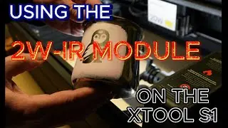 Использование ИК-модуля мощностью 2 Вт на xtool s1 #образование #бизнес #деньги #развлечения #иск...