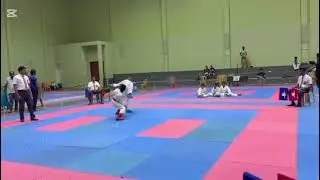 2025 All island School karate Championship 🇱🇰Under13/-43kg/Male kumite/Silver Meddlist/Kithupa Isath