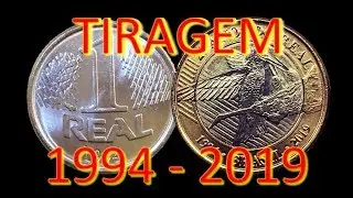 TIRAGEM DAS MOEDAS DO REAL ATUALIZADAS