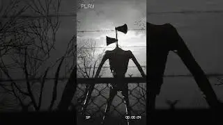 Trespassing Terror: Confronting Siren Head at the Fence  #shorts #creppy #horrorshorts