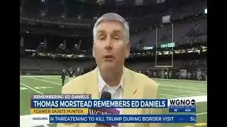 Saints great and New York Jets punter Thomas Morstead remembering Ed Daniels