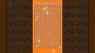 gentle focus exercise | find the number 