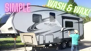 RV Foam Wash & Wax, Professional Fast and Simple. Travel Trailer, Motor Home. DIY and Save.