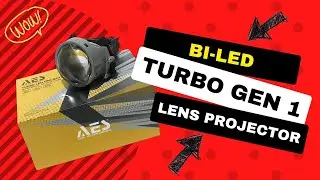 BILED TURBO AES DUAL CHIP LED 55 WATT #biled #projie #projieled