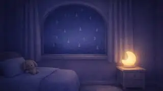Gentle Rain Sounds for Kids Sleep  Deep Night Rain Ambience (2 Hours)