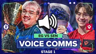 OUR HISTORY WILL CONTINUE! | EG vs. SEN Voice Comms - VCT Americas Stage 1