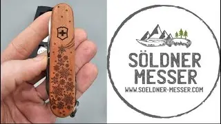 Victorinox Climber Winter Magic 2025 Limited Edition Holzgriff Review Unboxing | S&ouml;ldner Messerladen