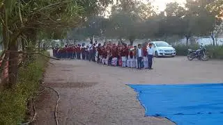 Rally at Saraswati vidhya Mandir Sanghad Kutch Gujarat.