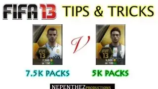 FIFA 13 Ultimate Team 7.5k PACKS v 5k PACKS - Tips & Tricks Ep. 5