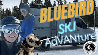 Winter Van Life at HooDoo Ski Area | Bluebird Ski Day Adventure!