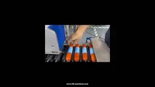 Automatic ham sausage rod horizontal labeling machine label applicator equipment