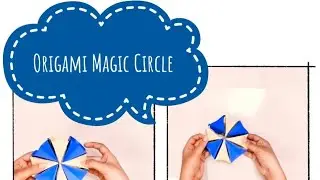 Origami magic circle / Paper craft/DIY / How to make paper toy