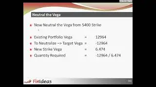 2019 How to neutral the Portfolio Vega