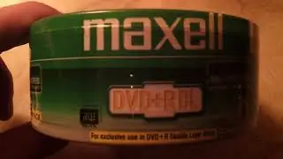 Maxell DVD+R DL 8X 8,5 GB Unboxing