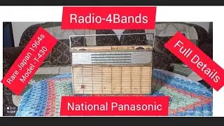 Vintage National Panasonic Radio  Model T-430 4 Band #antique #vintage #rare #radio #rampur #hashtag