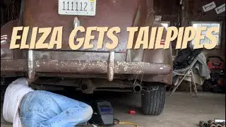 Eliza 40 ford gets tailpipes!