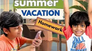 Summer Vacation Homework For Parents😂😂#comedy #entertainment #relatable #viralvideo #video 