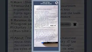 Kesari Chapter 2 film review writing | Best for English Exam class 12 | Writing Skills #shorts